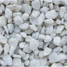 Щебень мрамор белый 5-10мм ( 20кг) РубелЭко