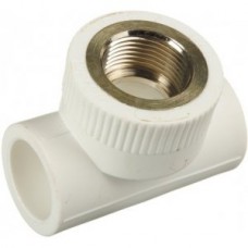 PPRC Тройник коминированный 32*1*32 внутренняя резьба  PPRC Тройник коминированный 32*1*32 внутренняя резьба