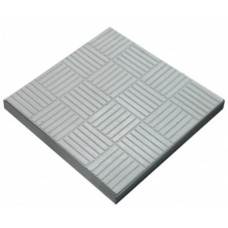 Плитка тротуарная 30см*30см*3см серая шахматы  (1штука)