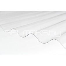 Поликарбонат монолит.Волнист. 1,1*1750*1130 (40*150 )прозрачн. Поликарбонат монолит.Волнист. 1,1*1750*1130 (40*150 )прозрачн.