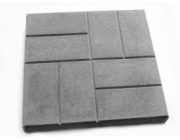 Плитка тротуарная 40*40*5  (8 кирпичей)  серая (штука)