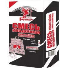 Горыныч -смесь кладочная жаростойкая глино-шамотная  черная  25кг РБ Горыныч -смесь кладочная жаростойкая глино-шамотная  черная  25кг РБ