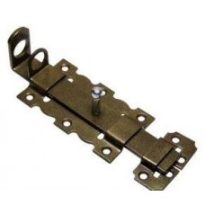 Задвижка дверная ЗД-110-Пр-SL с проушиной бронзовый металлик Задвижка дверная ЗД-110-Пр-SL с проушиной бронзовый металлик