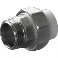 PPRC Разъемная муфта с наружной резьбой 20х3/4 мм                PPRC Разъемная муфта с наружной резьбой 20х3/4 мм