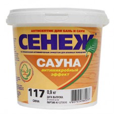 Антисептик для дерева Сенеж Сауна 0.9кг Антисептик для дерева Сенеж Сауна 0.9кг