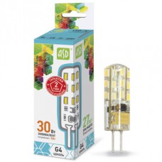 Лампа светод. LED-JC-standart 3Вт 12В G4 4000К ASD               