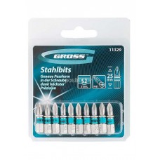 Бита РН 1х25мм GROSS (10 шт) Бита РН 1х25мм GROSS (10 шт)