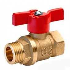 Кран шаровой DN20 PN1.6 вода г-ш ручка бабочка     Кран шаровой DN20 PN1.6 вода г-ш ручка бабочка