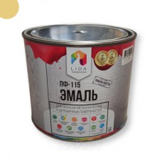 Эмаль ПФ-115 бежевая LIDA 2кг Лида Эмаль ПФ-115 бежевая LIDA 2кг Лида