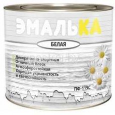 Эмаль ПФ-115 С Эмалька белая 2л(1.9кг) Эмаль ПФ-115 С Эмалька белая 2л(1.9кг)