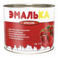 Эмаль пентафталевая-115 С Эмалька красная 2л(1.8кг) Эмаль пентафталевая-115 С Эмалька красная 2л(1.8кг)