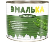 Эмаль пентафталевая-115 С Эмалька зеленая 0.9л(0.8кг)