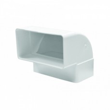 Колено плоское вертик 60х120мм ЭРА, 612КВП Колено плоское вертик 60х120мм ЭРА, 612КВП