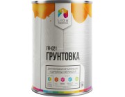 Грунтовка ГФ-021 красно-коричневая 1кг Лида