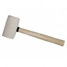 Киянка резиновая белая с деревянной ручкой 0,9кг STARTUL 