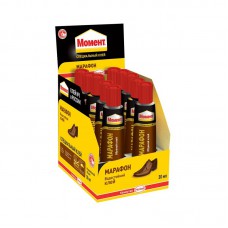 Клей обувной Момент Марафон 30 мл шоу-бокс Клей обувной Момент Марафон 30 мл шоу-бокс