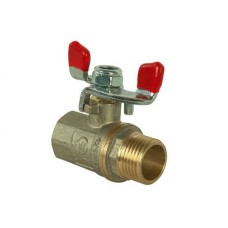 Кран шаровой  DN50 PN1.6 вода гайка-штуцер Кран шаровой  DN50 PN1.6 вода гайка-штуцер