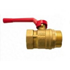 Кран шаровой  DN32 PN1.6 вода гайка-штуцер ручка/рычаг   Кран шаровой  DN32 PN1.6 вода гайка-штуцер ручка/рычаг