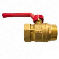 Кран шаровой DN40 PN1.6 вода гайка-штуцер Кран шаровой DN40 PN1.6 вода гайка-штуцер