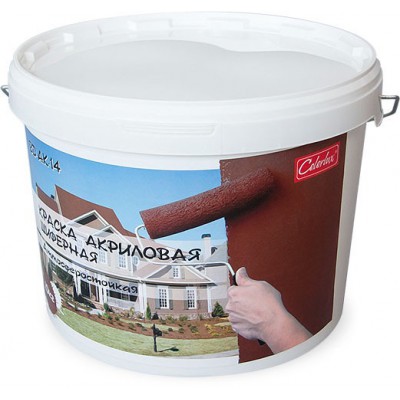 Краска акриловая Colorlux шиферная шоколад, 10 кг