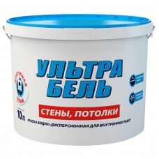 Краска акриловая водно-дисперсионная Sniezka Ultra Biel для потолков и стен, 10л Краска акриловая водно-дисперсионная Sniezka Ultra Biel для потолков и стен, 10л