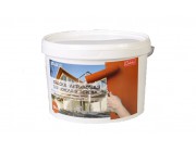 Краска акриловая Colorlux для цоколя и дерева красно-коричневая матовая, 10кг