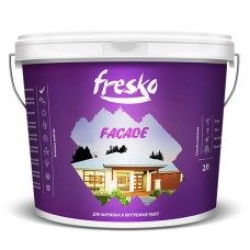 Краска водно-дисперсионная Fresko Facade белая, 5кг Краска водно-дисперсионная Fresko Facade белая, 5кг