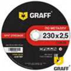 Круг отрезной 125х1,6х22мм для металла GRAFF                            Круг отрезной 125х1,6х22мм для металла GRAFF
