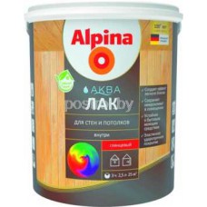 Лак акриловый Alpina Аква Лак для стен и потолков 0.9л  глянец Лак акриловый Alpina Аква Лак для стен и потолков 0.9л  глянец