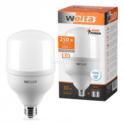 Лампа светодиодная 25WHP30E27/40 (переходник) WOLTA