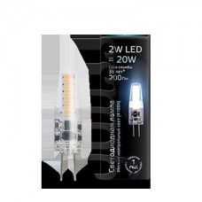 Лампа светодиодная gauss G4 2W 220V 4100К                           
