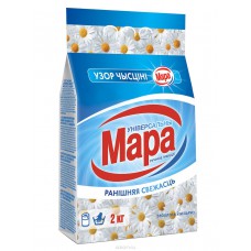 Стиральный порошок МАРА ручная стирка "Узор Чысцiнi" универсальный Утренняя свежесть 2 кг