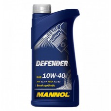 Масло моторное 10W40 1 литр Mannol Defender Масло моторное 10W40 1 литр Mannol Defender