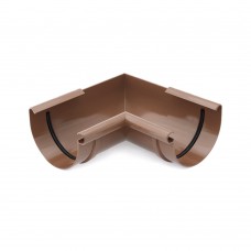 Угловой элемент внутренний 125мм Коричневый  