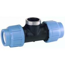 Тройник 32х1В (ПНД,STR)    Тройник 32х1В (ПНД,STR)