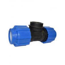 Тройник 32х3/4В (ПНД,STR)   Тройник 32х3/4В (ПНД,STR)