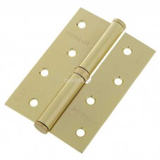 Петля стальная 750-4 латунное покрытие левая 100*70*2,5   