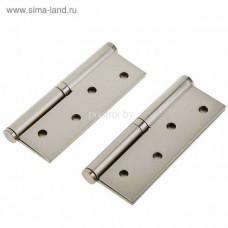 Петля стальная 750-4 матовое хромовое покрытие правая 100*70*2,5          Петля стальная 750-4 матовое хромовое покрытие правая 100*70*2,5