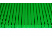 Поликарбонат сотовый 6 мм зеленый,  (лист 2,1м*6м)
