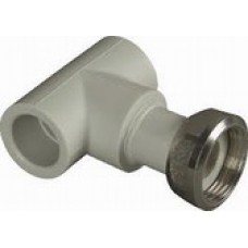 PPRC Тройник с накидной гайкой 25*3/4*25 мм  PPRC Тройник с накидной гайкой 25*3/4*25 мм