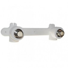 PPRC Отвод с наружной резьбой с фланцем двойной 25х3/4 мм 