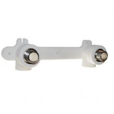 PPRC Отвод с наружной резьбой с фланцем  двойной 20х1/2мм                   