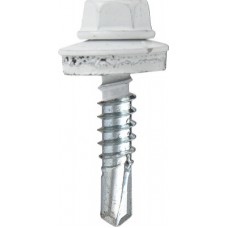 Саморез кровельный 4,8х29 RAL 9003 (белый сигнальный) уп50шт Саморез кровельный 4,8х29 RAL 9003 (белый сигнальный) уп50шт