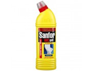 Санитарно-гигиеническое средство «Sanfor WC gel» лимонная свежесть 750 г + 250 г.