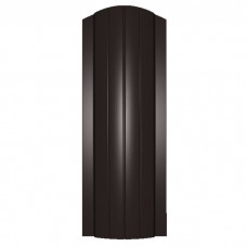 Штакетник металлический МП ELLIPSE-O 19х126(8017/8017) коричневый шоколад, высота 1,5м. Штакетник металлический МП ELLIPSE-O 19х126(8017/8017) коричневый шоколад, высота 1,5м.