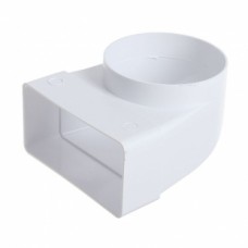 Соединитель 60х120 мм, d=100 мм (наружный, угловой) 612СК10КП, Соединитель 60х120 мм, d=100 мм (наружный, угловой) 612СК10КП,