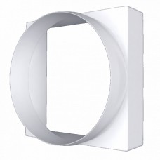 Соединитель квадратного сечения 100*100мм с круглым воздуховодом 100мм