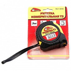 Рулетка 3м х 16мм прорезиненный корпус Т2 Hobbi Рулетка 3м х 16мм прорезиненный корпус Т2 Hobbi