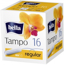 Тампоны женские гигиенические без аппликатора Tampo bella regular premium comfort, 16 шт Тампоны женские гигиенические без аппликатора Tampo bella regular premium comfort, 16 шт