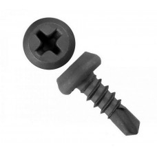 Саморез с цилиндрической головкой, 3,8х11, сверло, цинк, в пласт. Саморез с цилиндрической головкой, 3,8х11, сверло, цинк, в пласт.